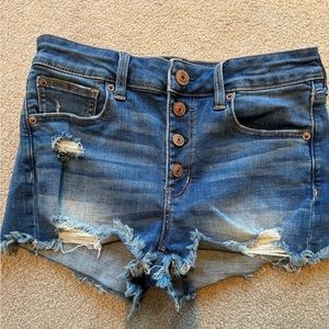 American Eagle Hi Rise Shortie Shorts Size 4